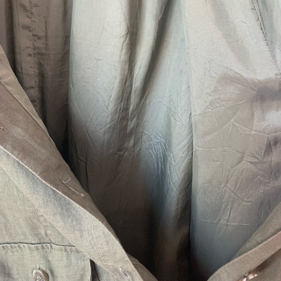 Address Maggy 100% linen dress in size 12, button down quarter sleeve - Picture 10 of 14